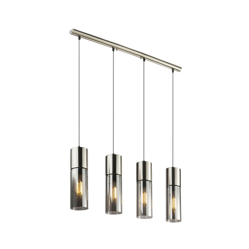 Suspension Annika nickel satiné