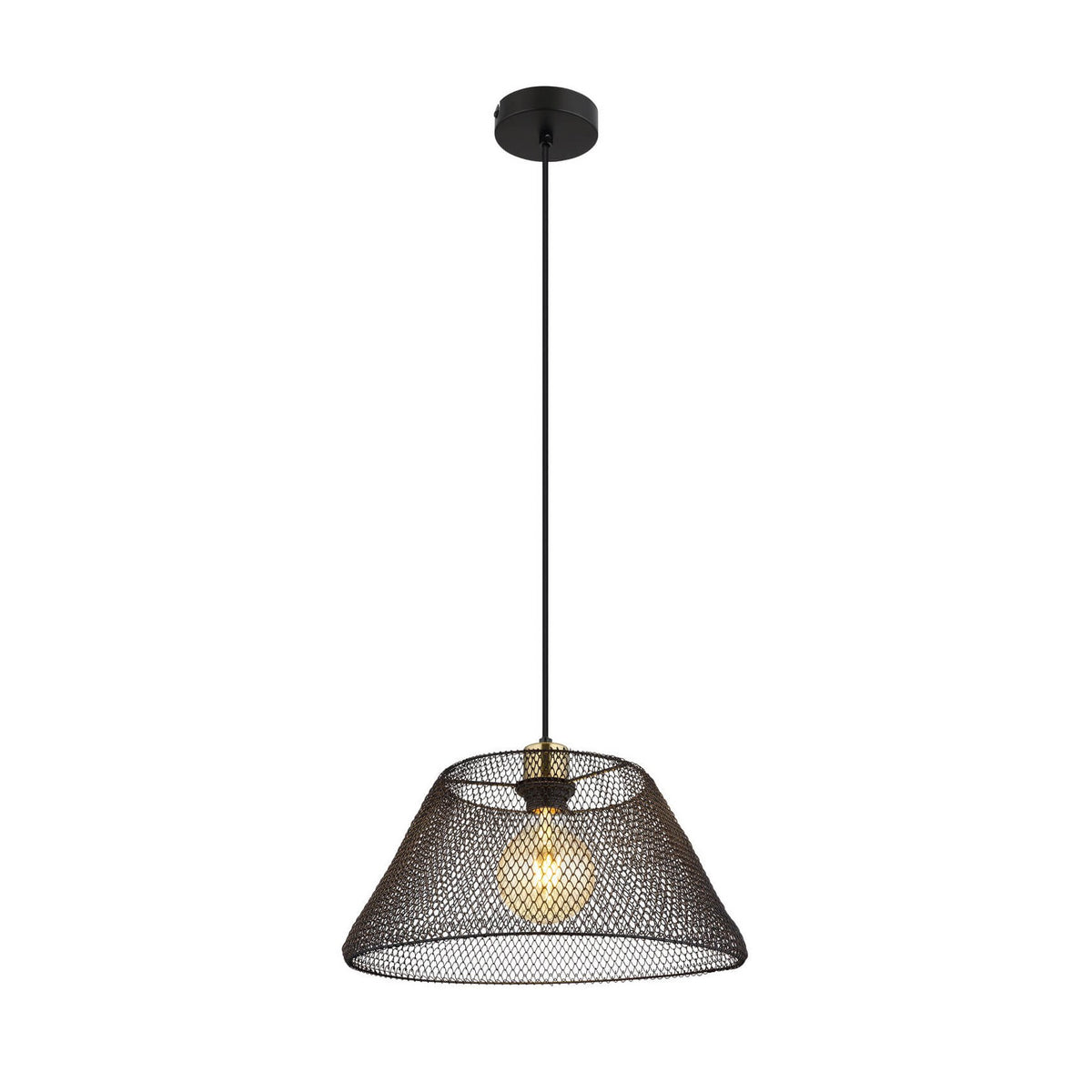 Suspension Baku noire mat (15646H1)