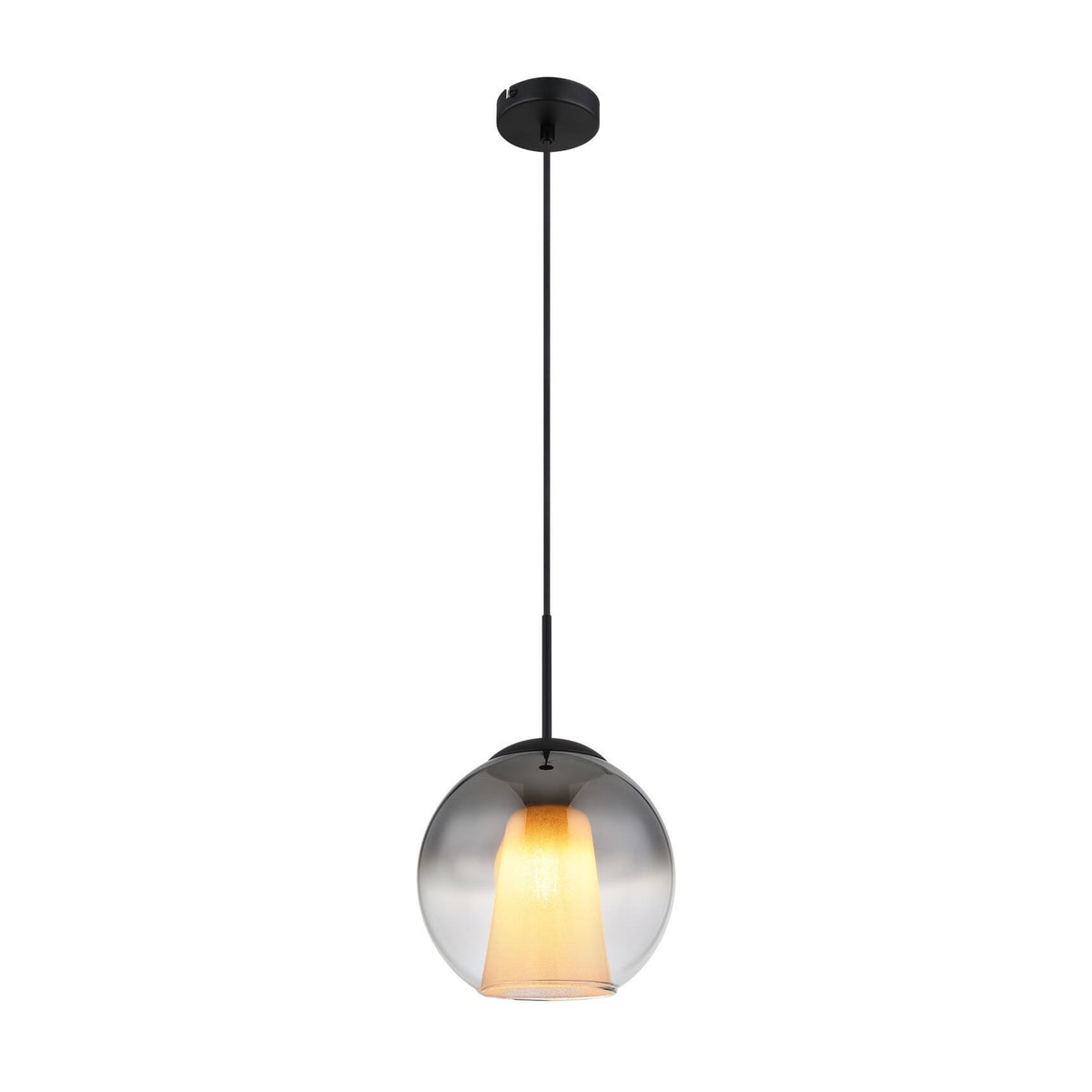 Suspension Barry noire mat (15749H1)