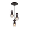 Suspension Clarity noire mat (15174-3H)
