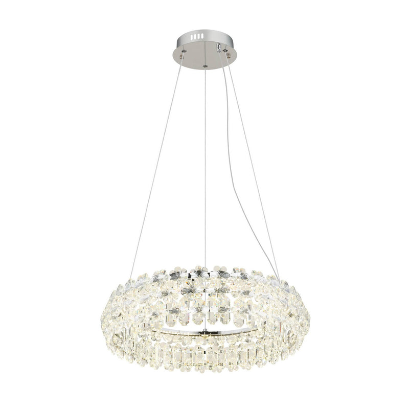 Suspension Diann chromée