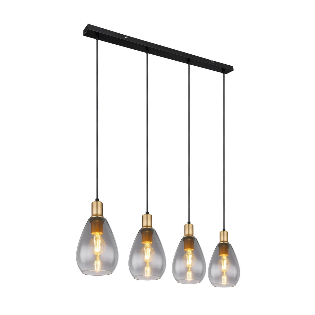 Suspension Fanni noire mat