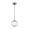 Suspension Galway nickel satiné (15652HN)