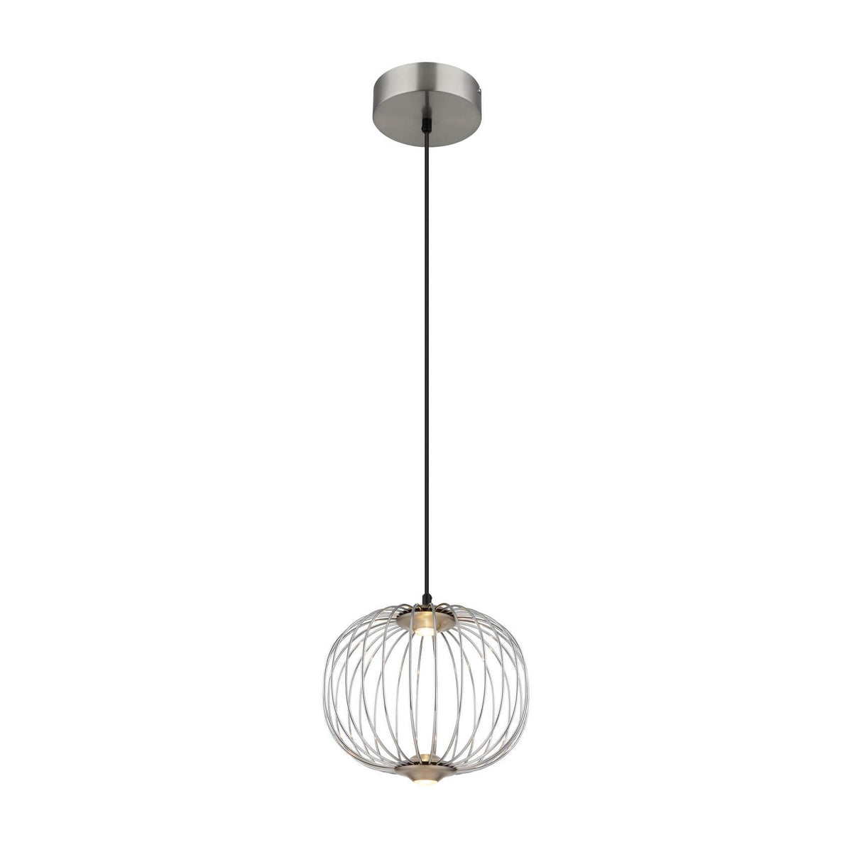 Suspension Galway nickel satiné (15652HN)
