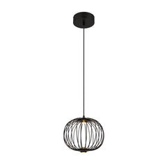 Suspension Galway noire mat (15652H)