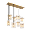 Suspension luminaire | Gorley Dorée H 125 cm