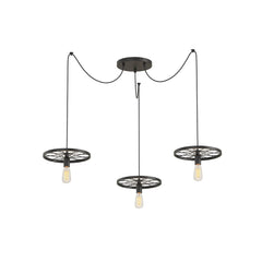 Suspension Jan noire, Ø 18 cm