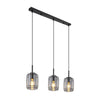 Suspension Kammi noire mat (15559-3H)