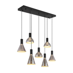Suspension Labora noire mat (15741-7)
