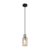 Suspension Lidaria noire mat (15708H)