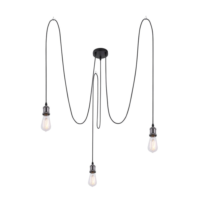 Suspension Oliver noire