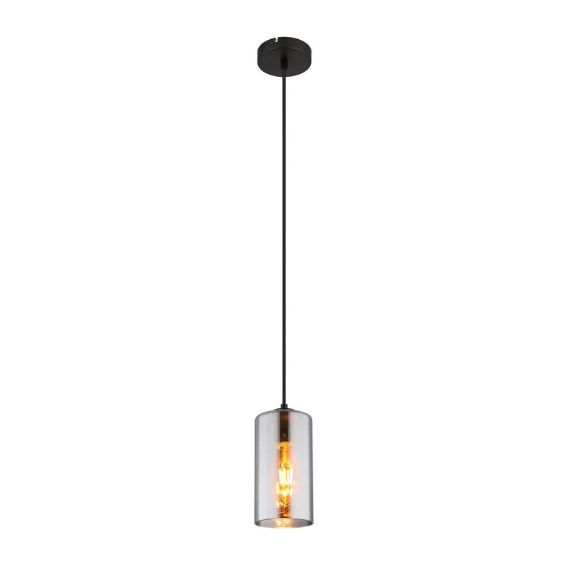 Suspension Olly noire mat