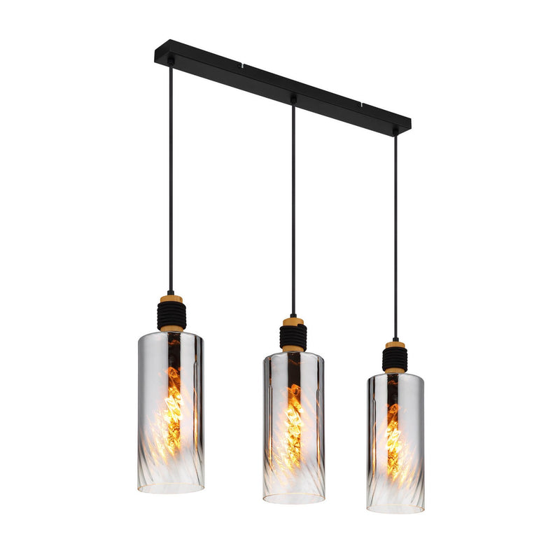 Suspension Osborne noire mat (15777-3H)
