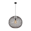 Suspension Senni noire mat (15689H2)