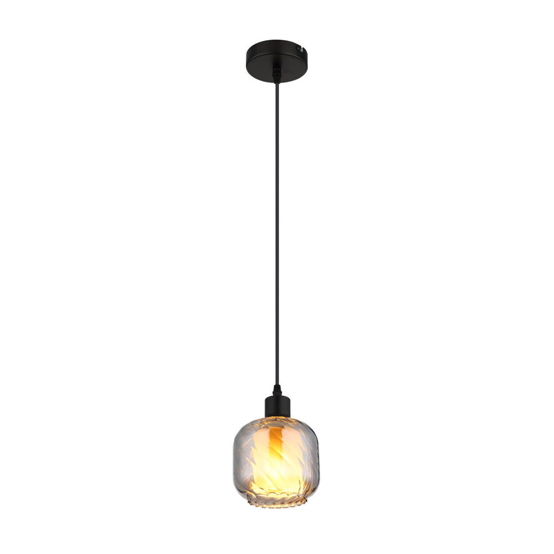 Suspension Xia noire mat