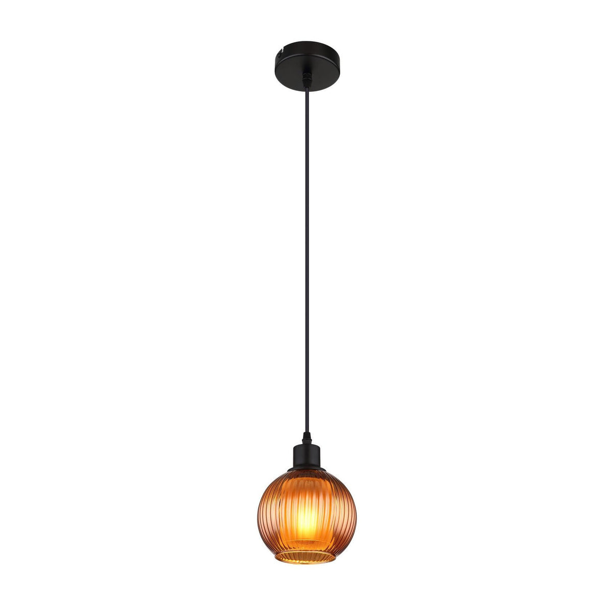 Suspension Zumba noire mat (15638B)