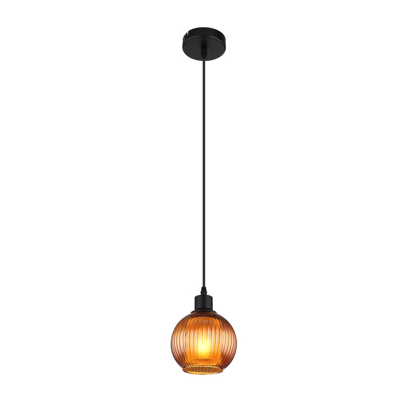 Suspension Zumba noire mat (15638B)