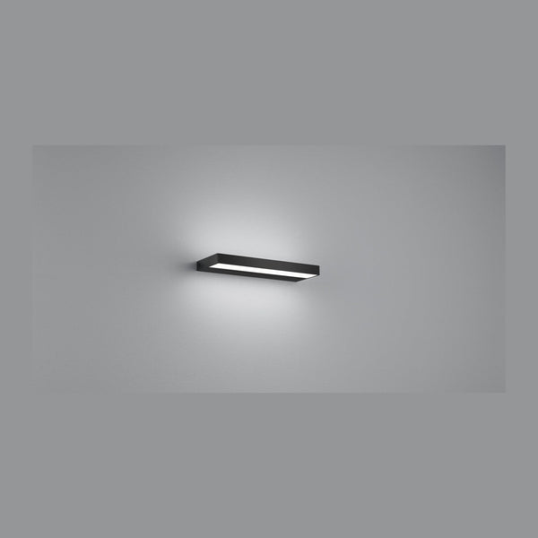 Applique murale Slate noire, L 30 cm