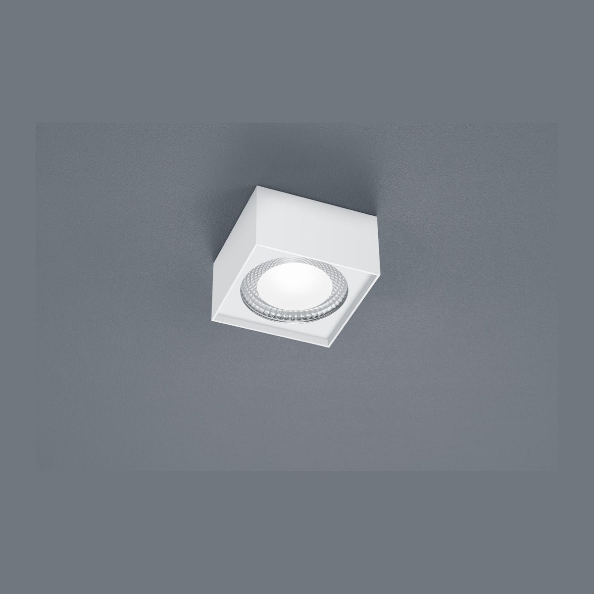 Plafonnier Kari blanc, L 12 cm