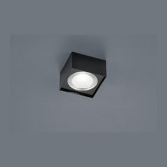 Plafonnier Kari noir, L 12 cm