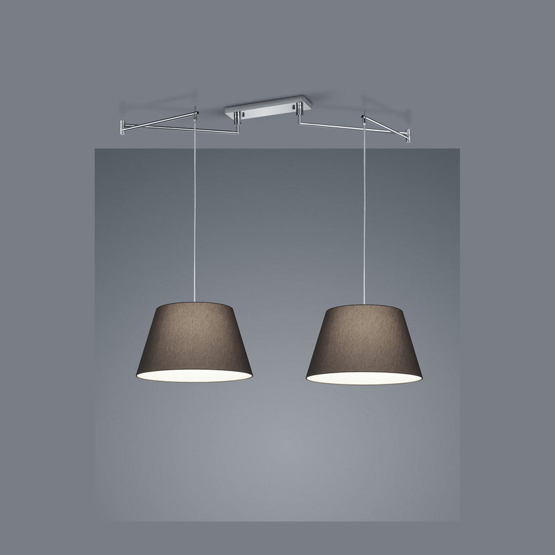 Suspension Certo 2 lumières chromée (26/1847.04/9283)