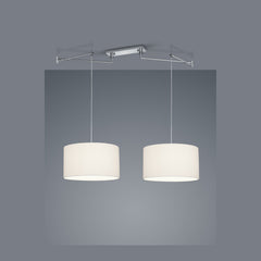 Suspension Certo 2 lumières chromée (26/1847.04/9290)