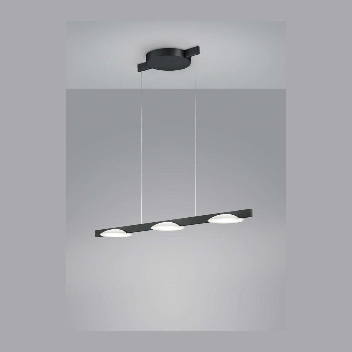 Suspension Pole noire, L 100,5 cm
