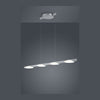 Suspension Pole nickel, L 125,5 cm
