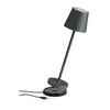 Lampe à poser sans fil Std argentée
