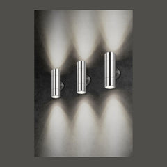 Applique extérieure Down 2 lumières inox (LCD-5121)