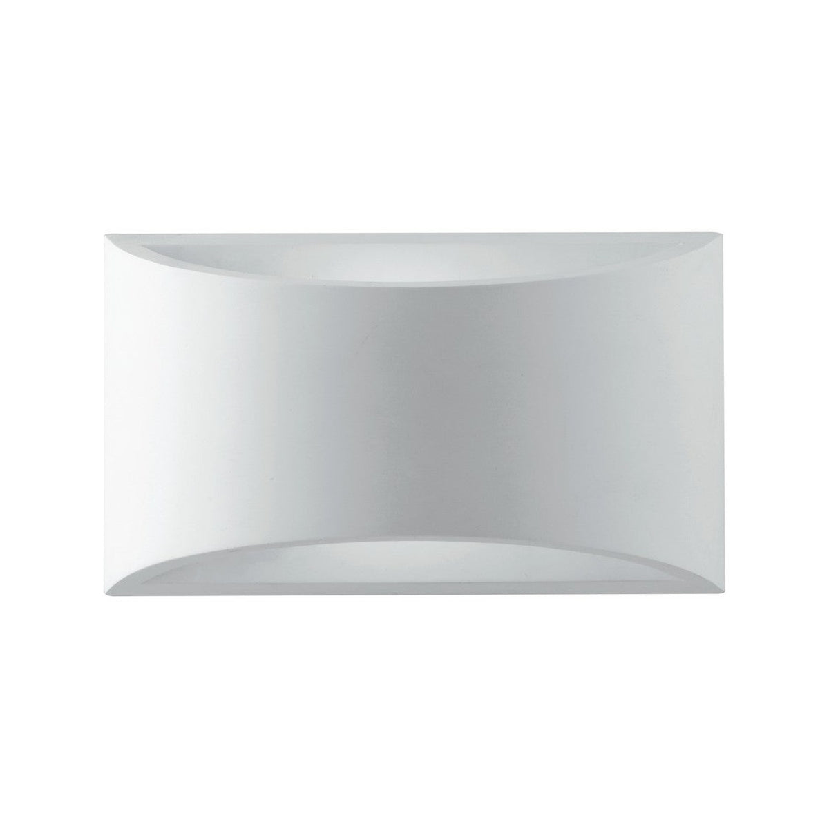 Applique murale Astron blanche, plâtre