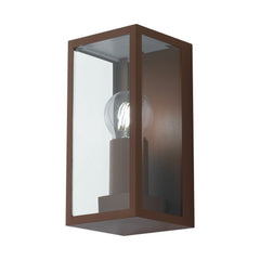 Applique extérieure Mondrian bronze, verre