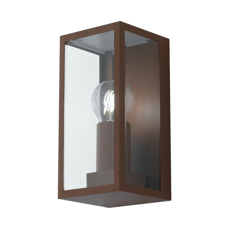 Applique extérieure Mondrian bronze, verre