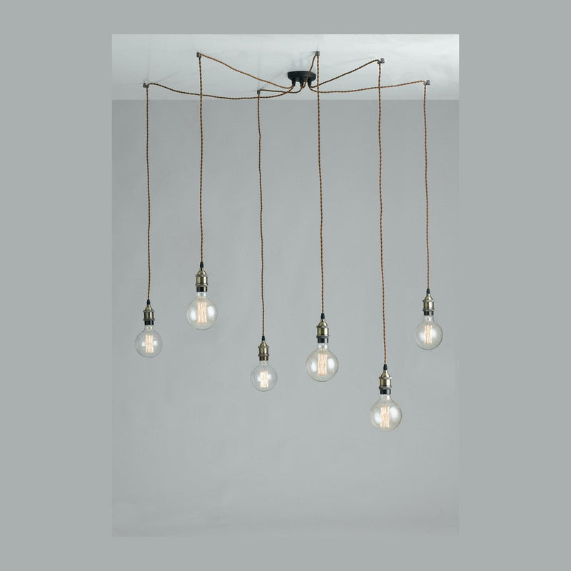 Plafonnier Groove bronze