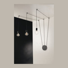 Plafonnier Habitat noir (I-HABITAT-PL3-NER)