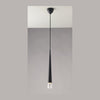 Suspension Lancelot noire, verre