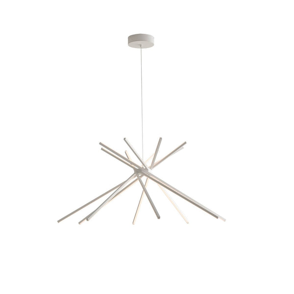 Suspension Shanghai blanche, H 160 cm (LED-SHANGHAI-S8-BCO)