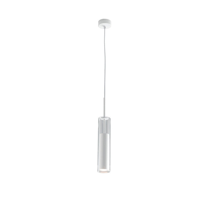 Suspension Taboo chromée, verre