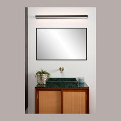 Applique murale Alexa noire et opale, L 90 cm