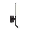 Applique murale Finan noire, H 56,2 cm