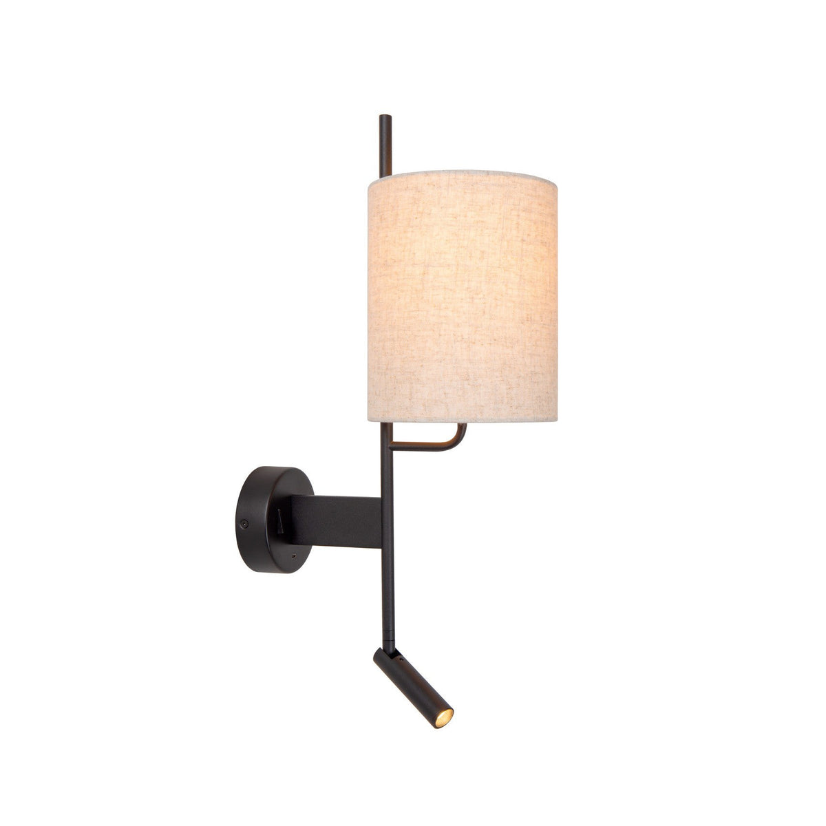 Applique murale Magic noire, lin, H 58 cm