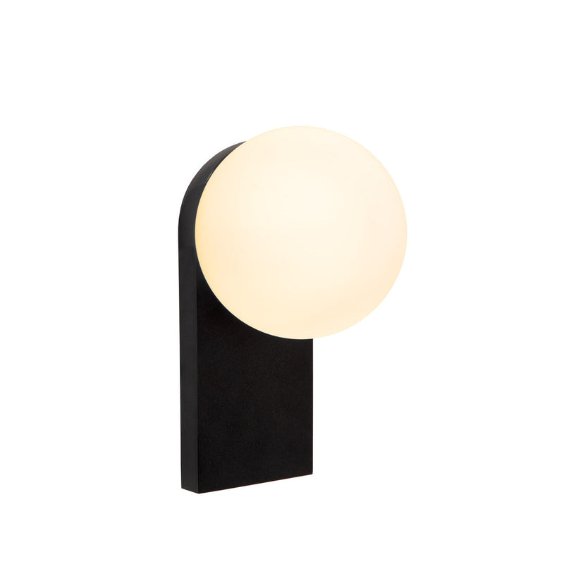 Applique murale Tassa noire, verre