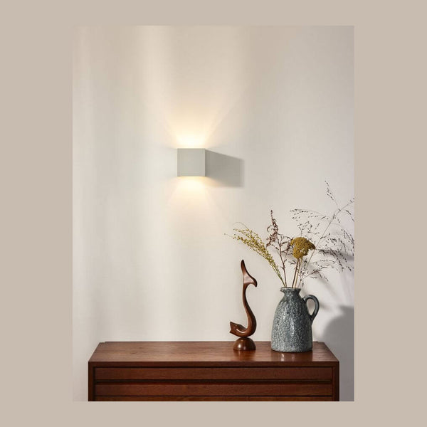 Applique murale XIO blanche, H 9,7 cm
