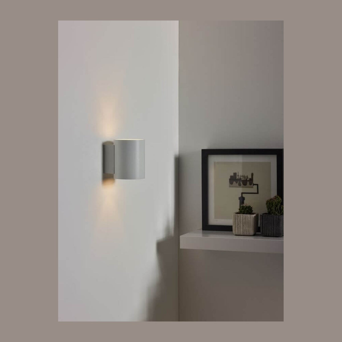 Applique murale Xera blanche, H 10 cm (23252/01/31)