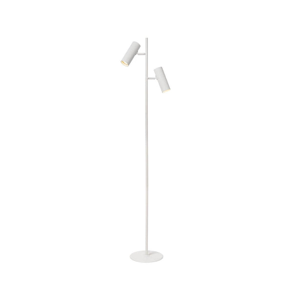 Lampadaire Clubs 2 lumières blanc