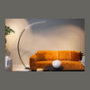Lampadaire Curve noir