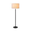 Lampadaire Maya beige et noir, coton