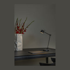 Lampadaire Milne noir, H 42 cm