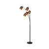 Lampadaire Rankos 5 lumières noir