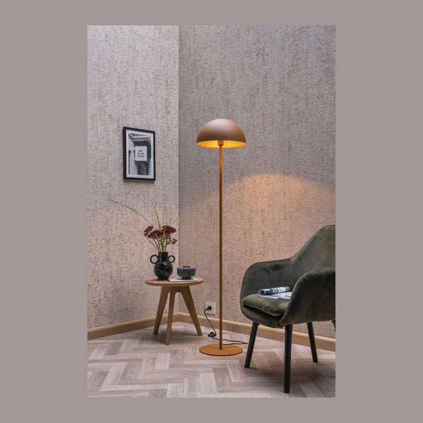 Lampadaire Siemon jaune